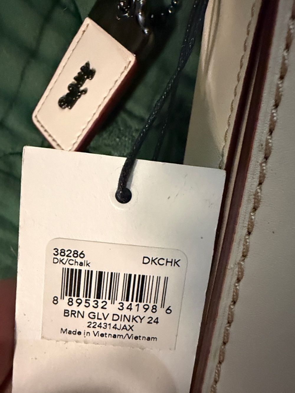 Coach Chalk Dinky 24 NWT - Picture 3 of 8